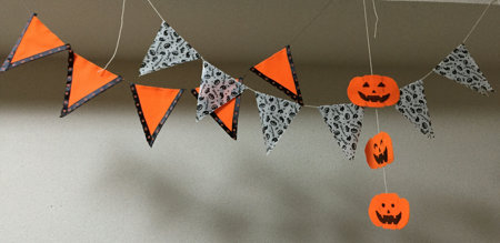 かわいい！ハロウィンのガーランドを手作りしてみよう！